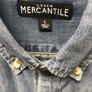 J. Crew Mercantile Denim shirt size L